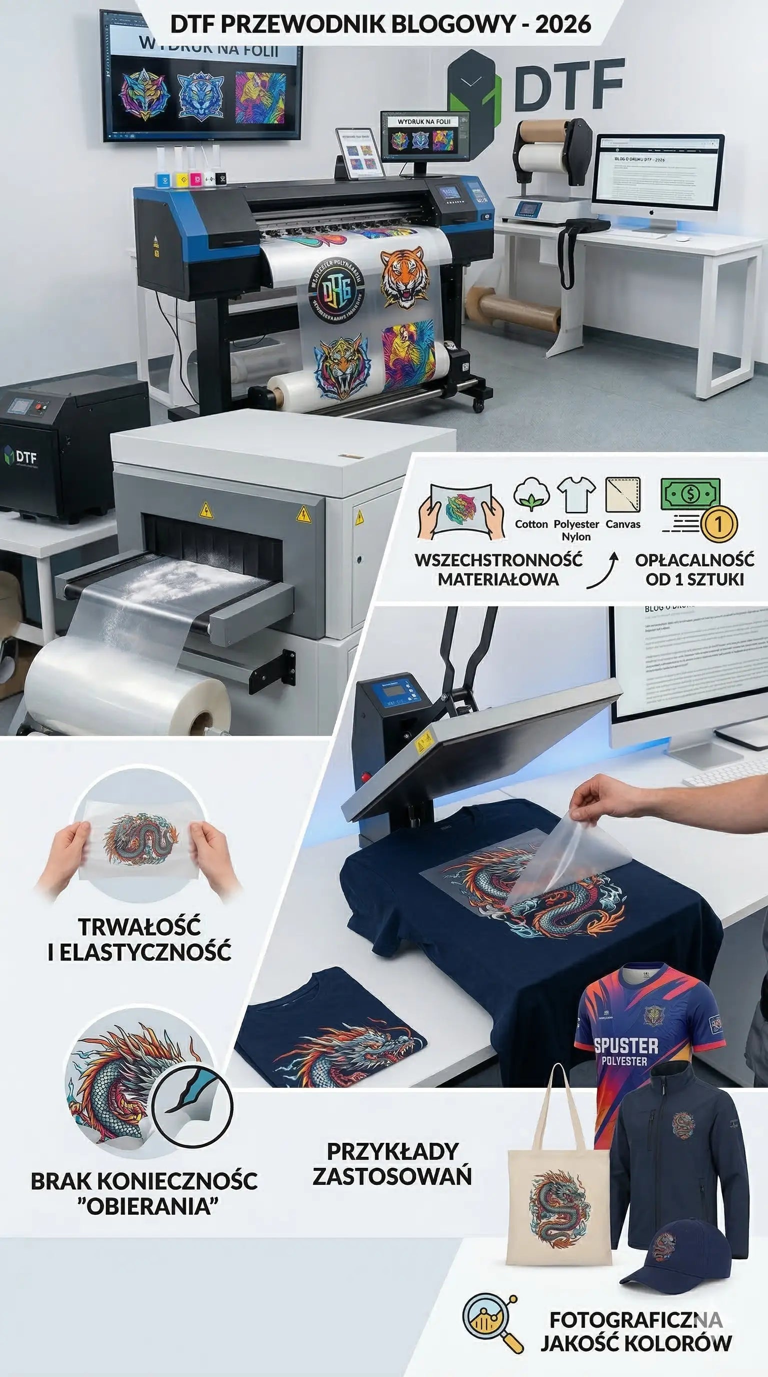 Druk DTF: Co to jest i jak działa? Kompletny przewodnik po znakowaniu odzieży