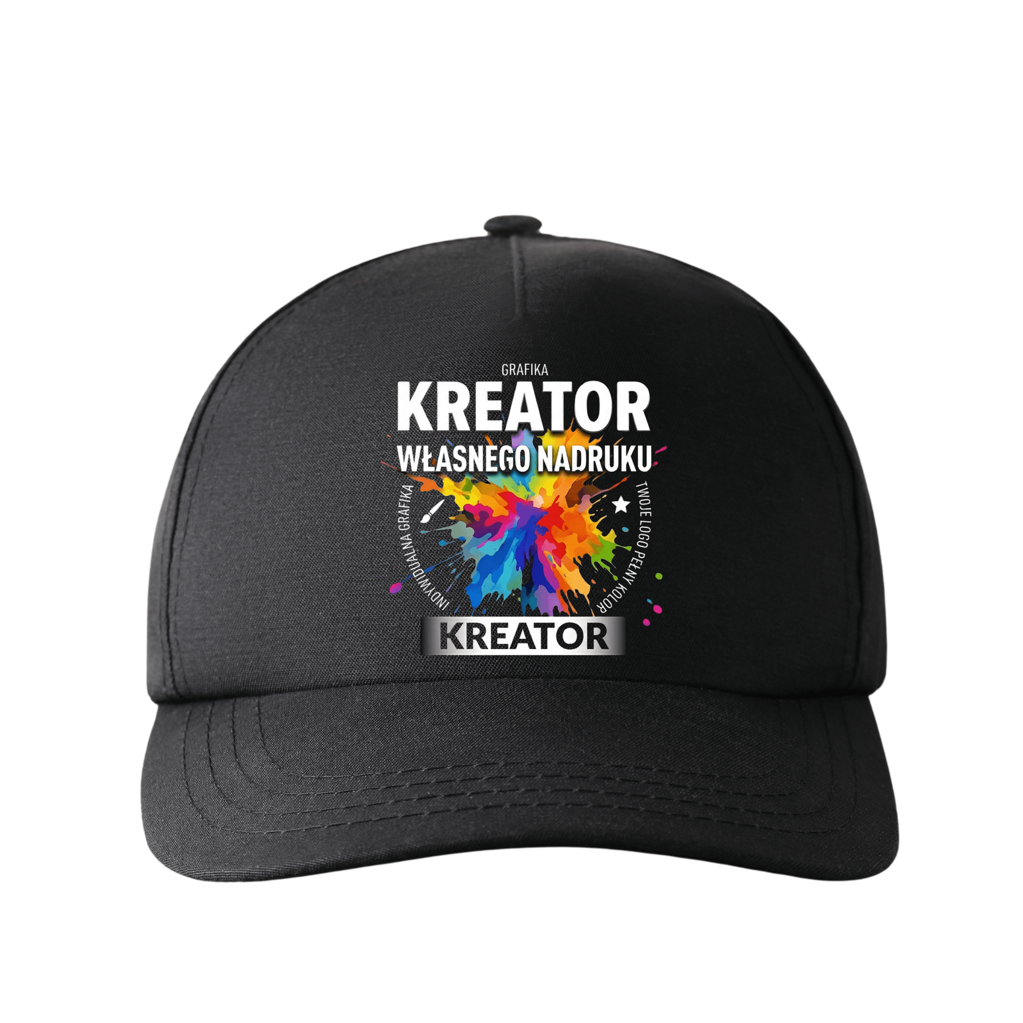 Czapka bawełniana metalowe zapięcie Kreator Twojego Projektu