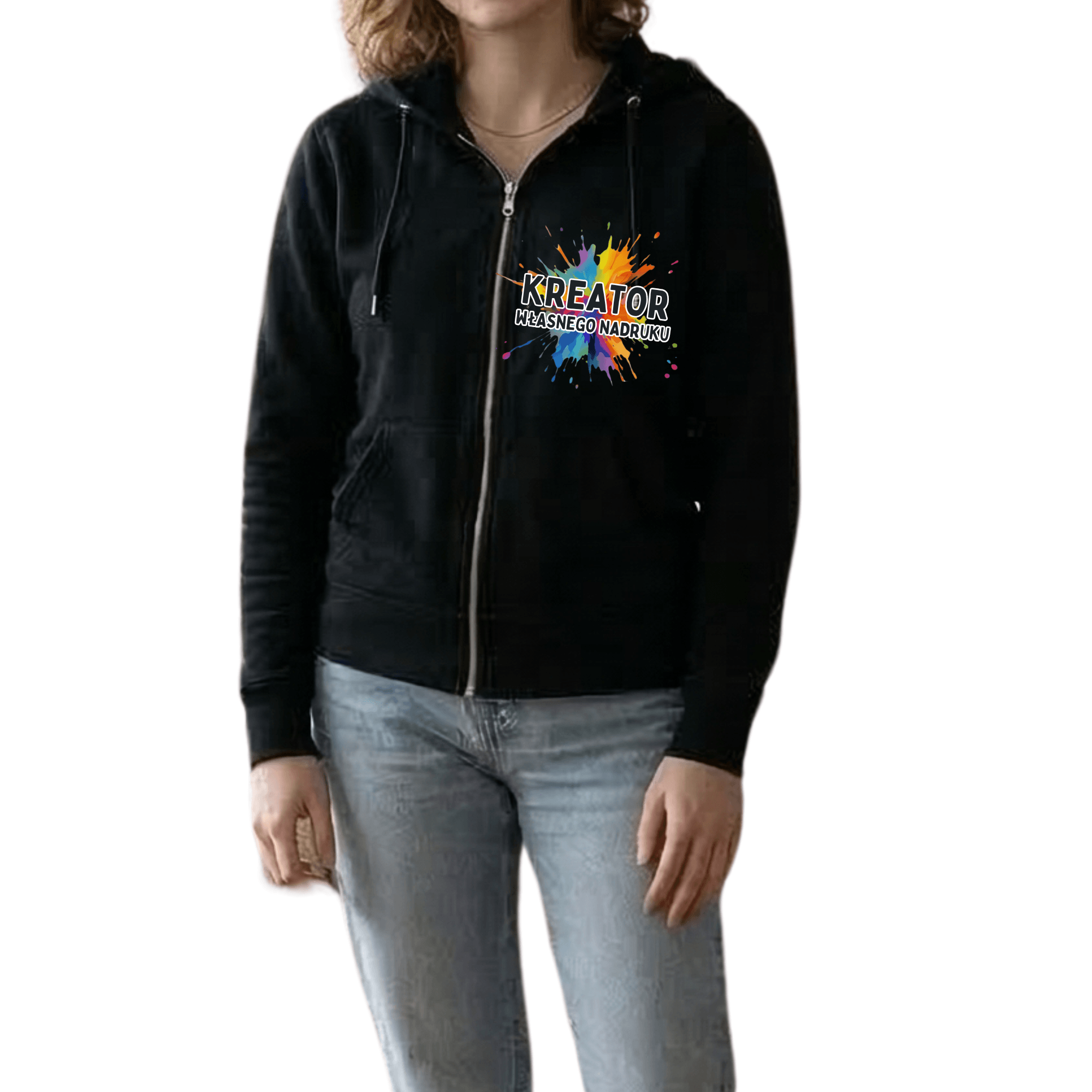 Bluza damska rozpinana bawełniana - Kreator Własnego Projektu
