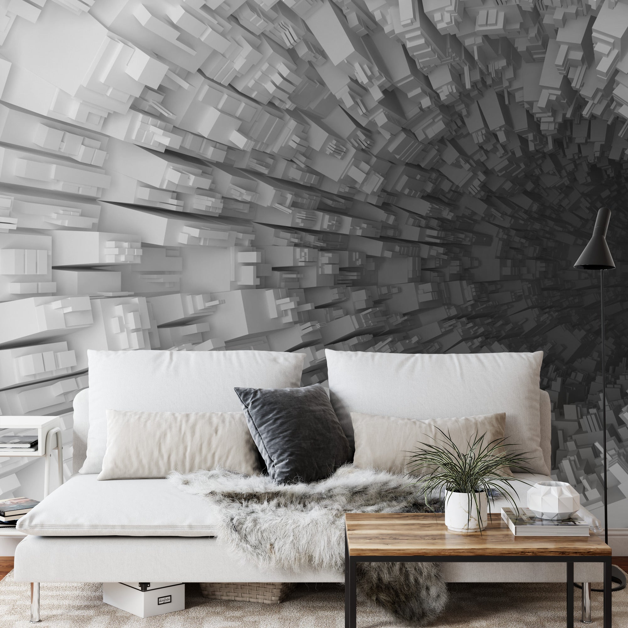 Fototapeta Abstrakcyjny Tunel 3D