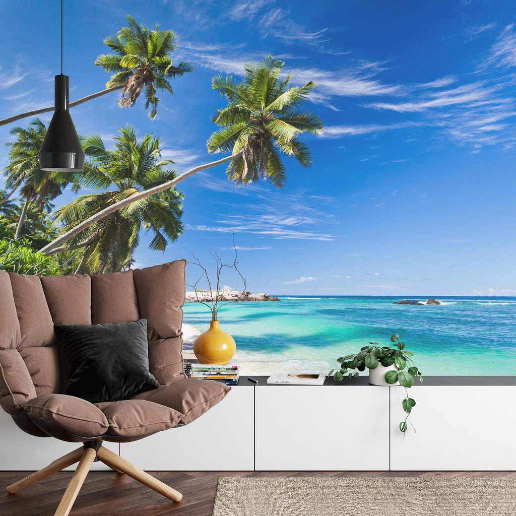 Fototapeta Plaża Ocean Palmy