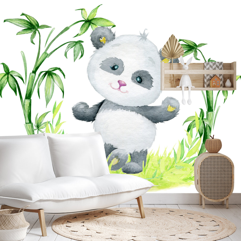 Fototapeta Panda I Bambus