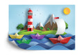 Fototapeta Seria Wycinanek „Sail Away”.