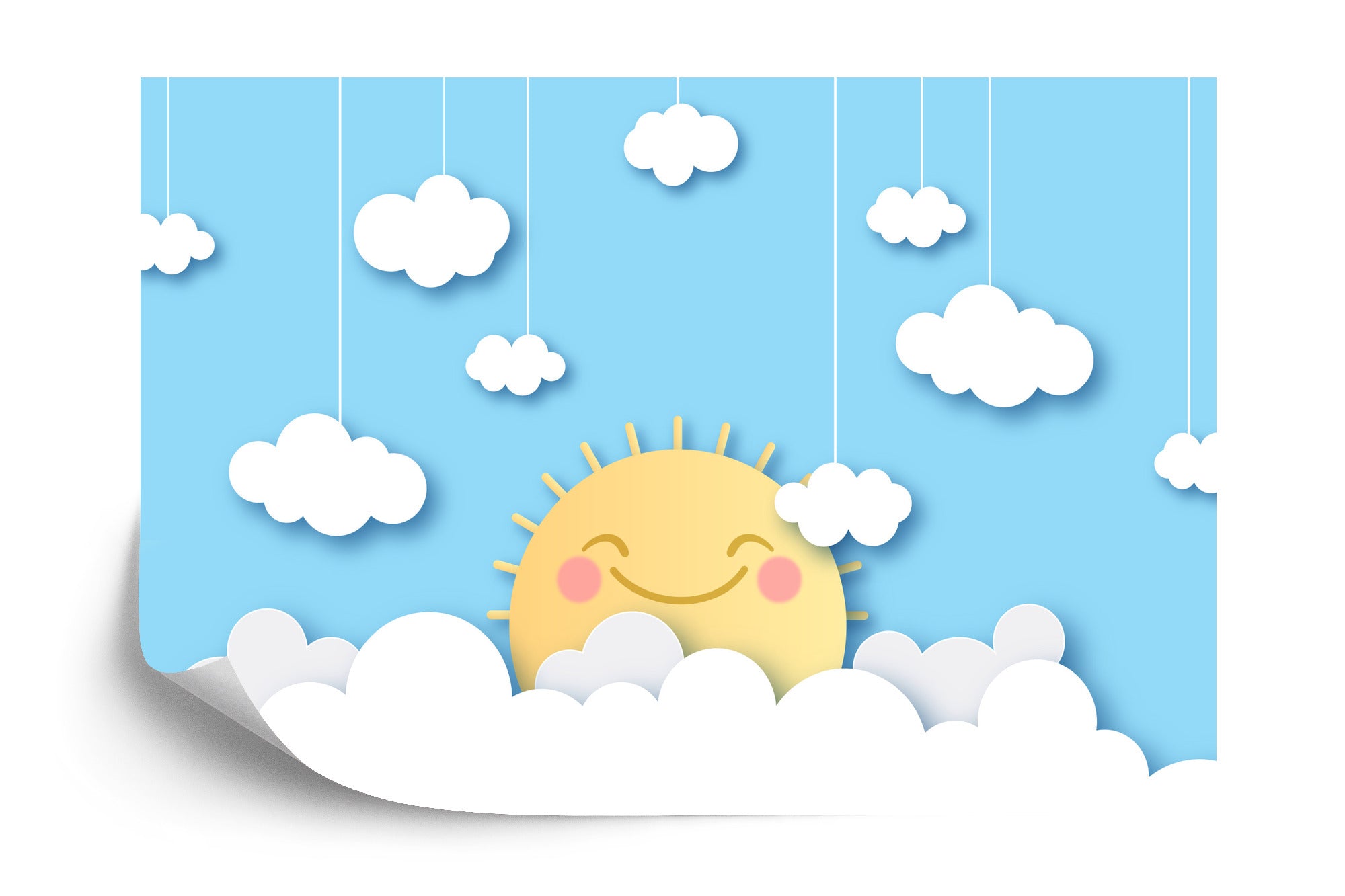 Fototapeta Seria Wycinanek Happy Sun