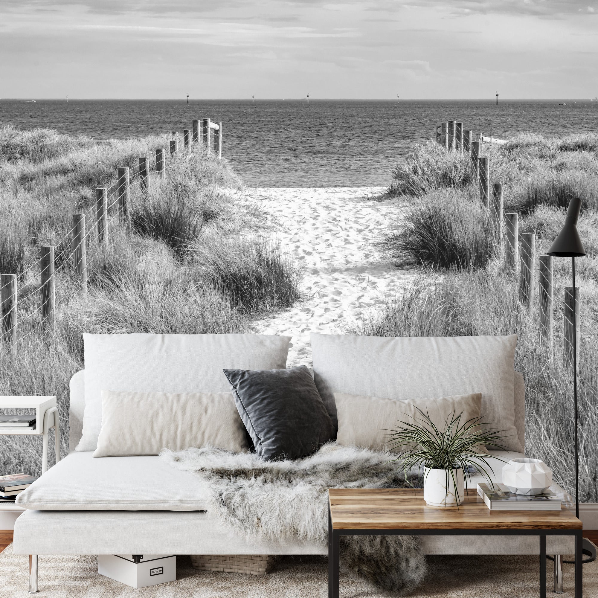 Fototapeta Chodźmy Na Plażę Black &amp; White