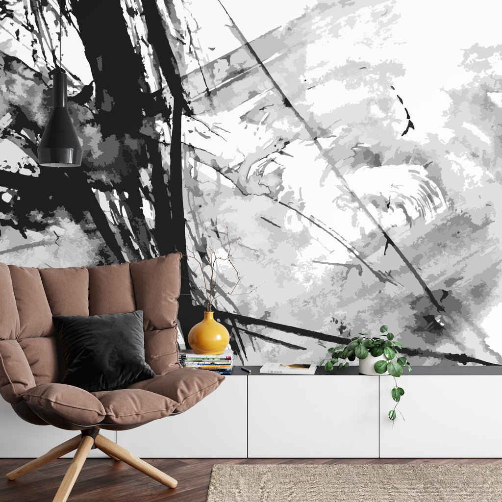 Fototapeta Abstract Ink Paint Background