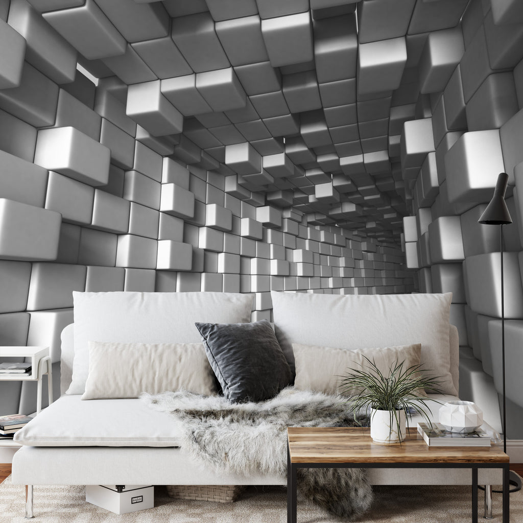 Fototapeta Abstract Architecture Tunnel With Light Background
