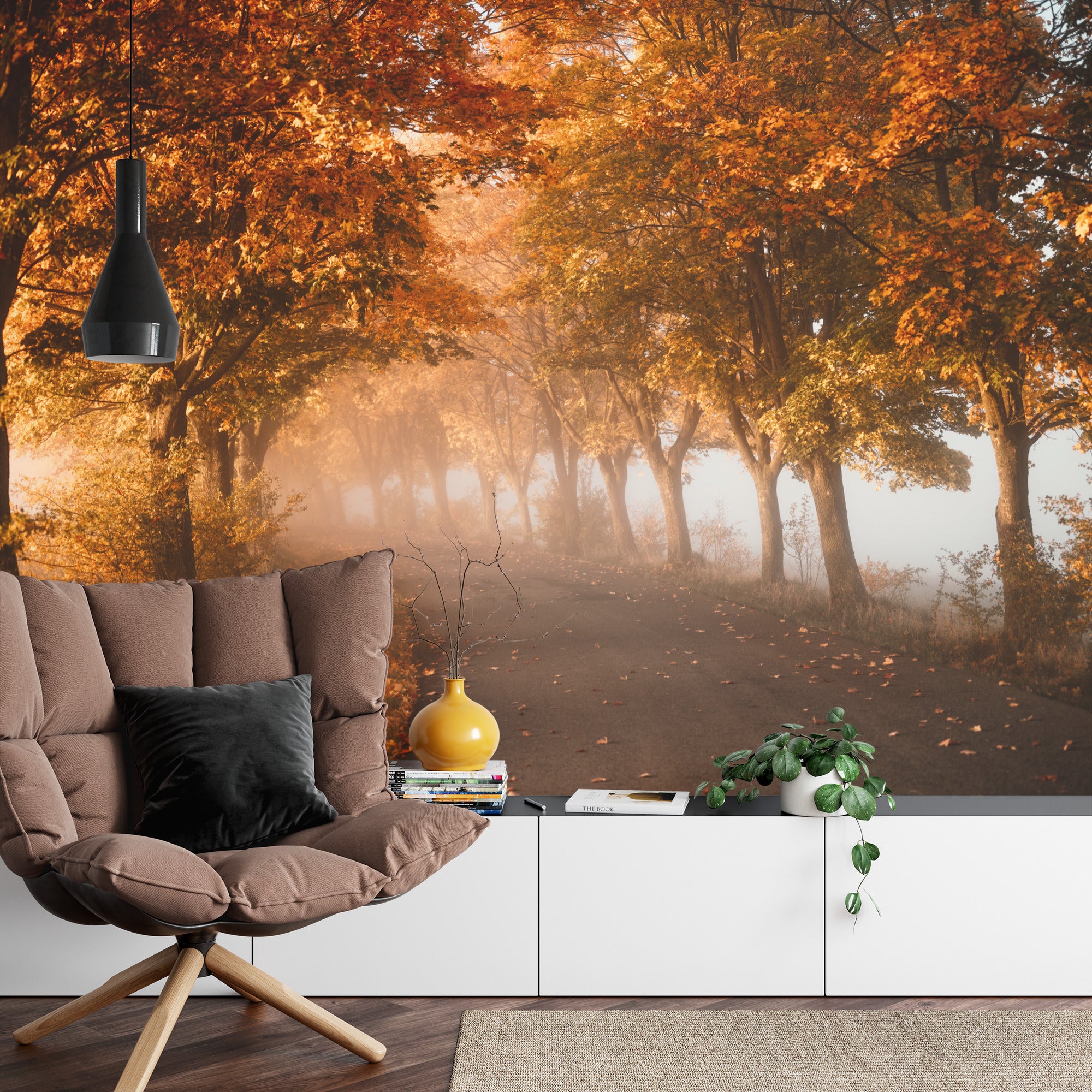 Fototapeta Kolorowe Drzewa W Parku