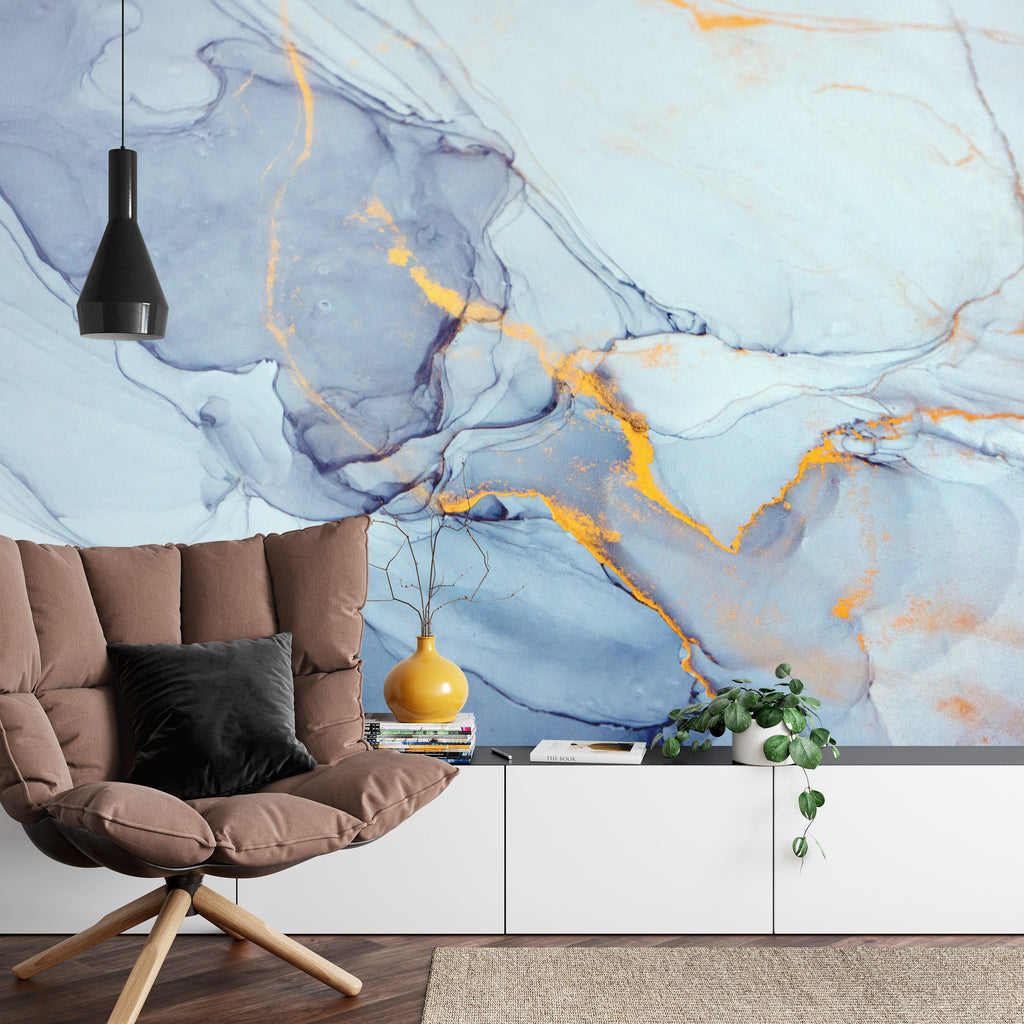 Fototapeta Ink, Paint, Abstract. Closeup Of The Painting. Colorful Abstract Painting Background. Highly-Textured Oil Paint. High Quality Details. Alcohol Ink Modern Abstract Painting, Modern Contemporary Art.