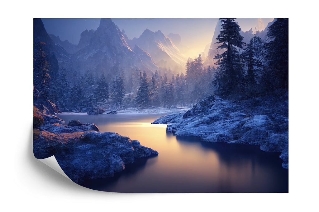 Fototapeta Zapierający Dech W Piersiach Krajobraz Górski, 3D