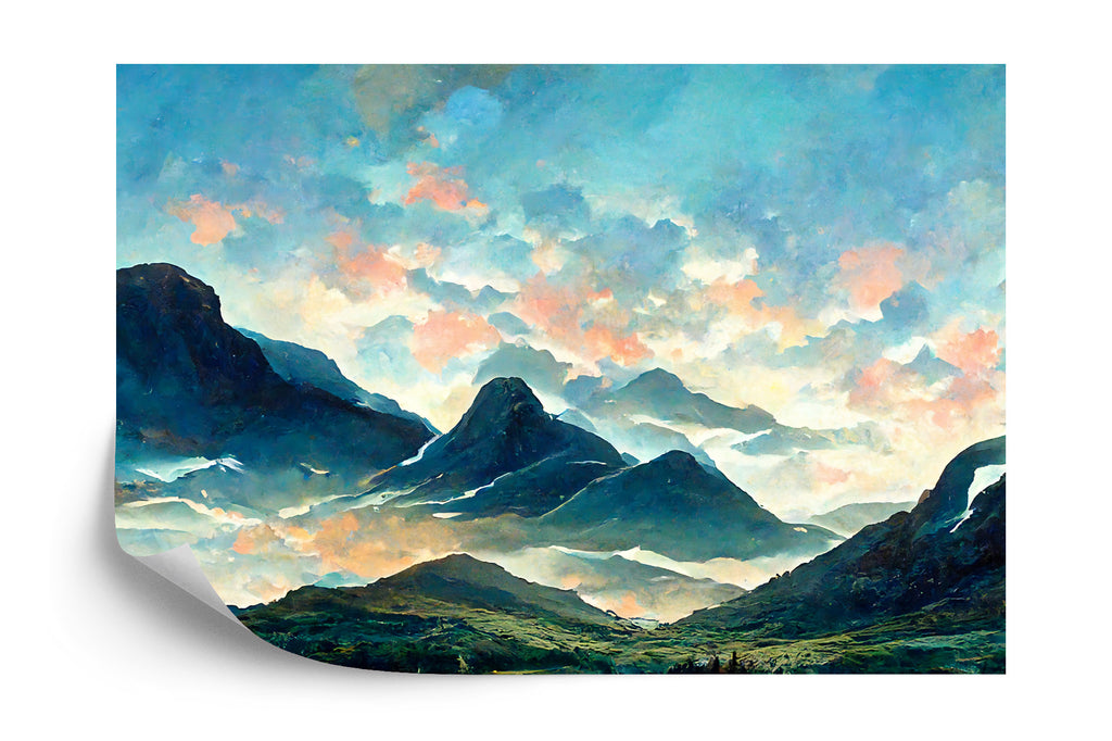 Fototapeta Bajkowe Niebieskie Góry
