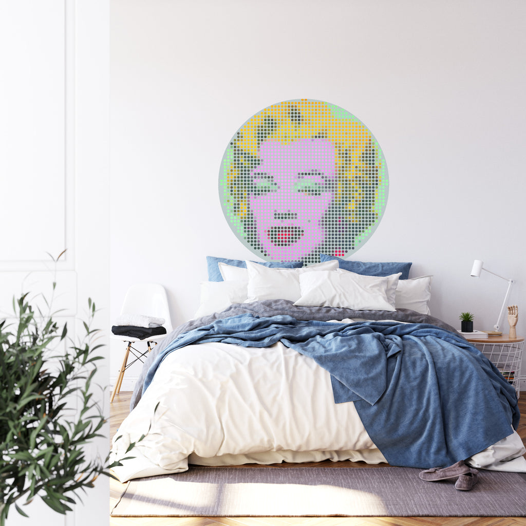 Fototapeta Okrągła Ikona Marilyn