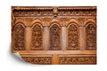Fototapeta Roślinne Ornamenty W Drewnie