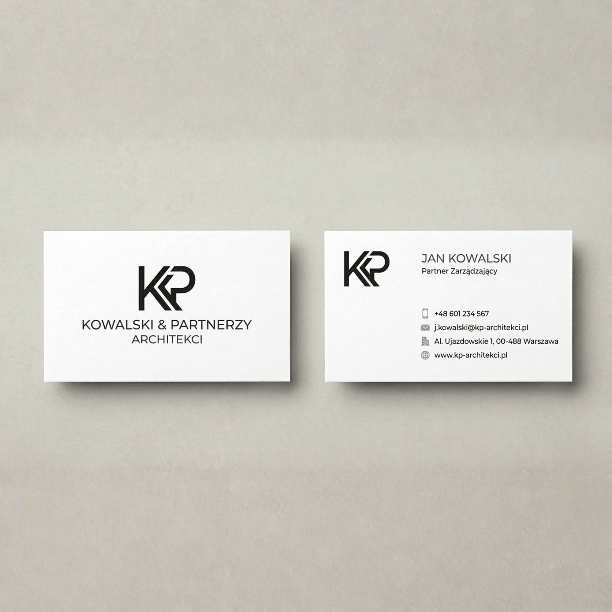 Wizytówki 90x50mm Kreator Projektu