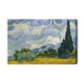 Obraz Na Płótnie Vincent Van Gogh "Pole Pszenicy Z Cyprysami" Reprodukcja