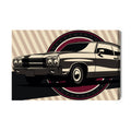 Obraz Na Płótnie Klasyczny Muscle Car W Stylu Retro