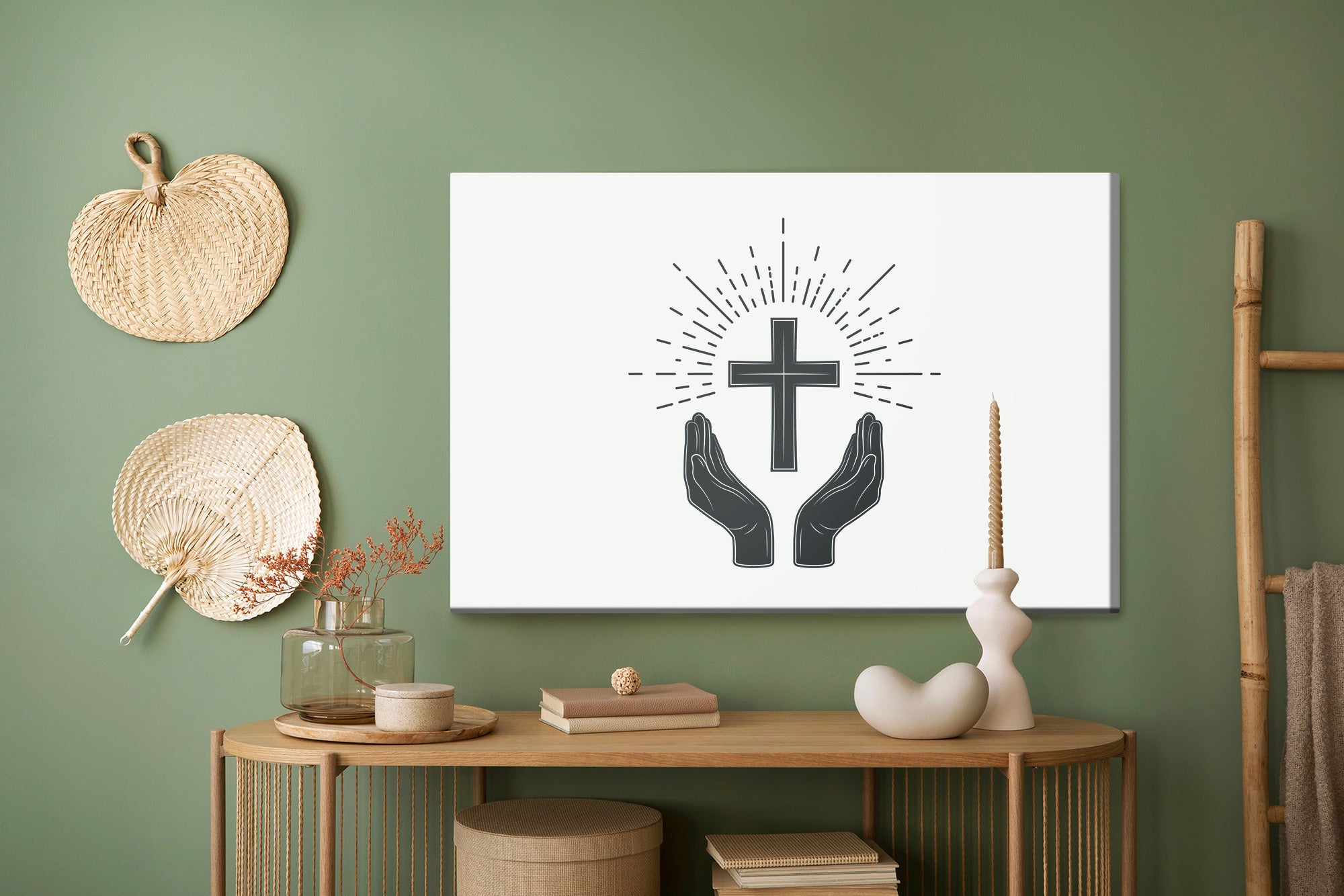 Obraz Na Płótnie Chrześcijańskie Logo