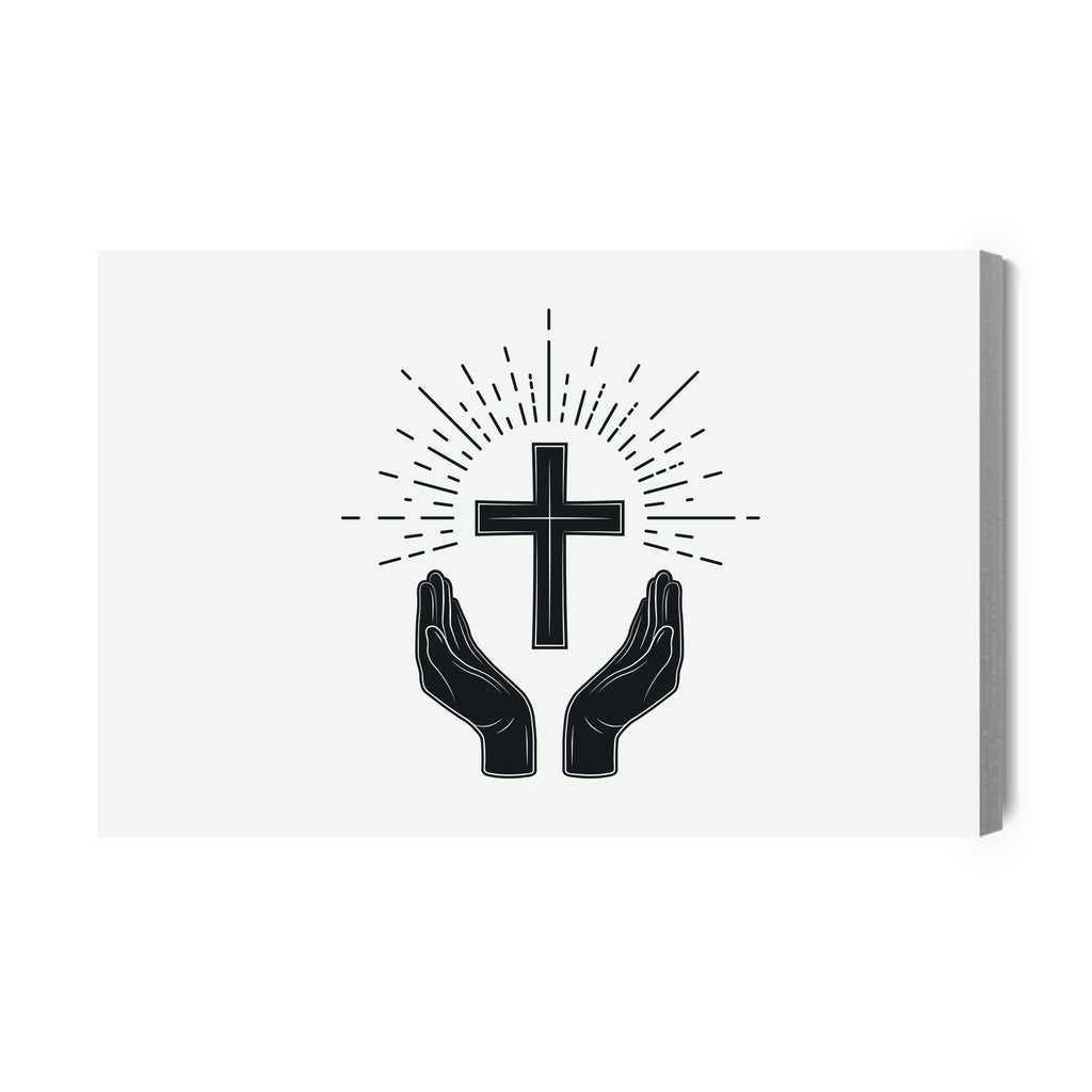 Obraz Na Płótnie Chrześcijańskie Logo
