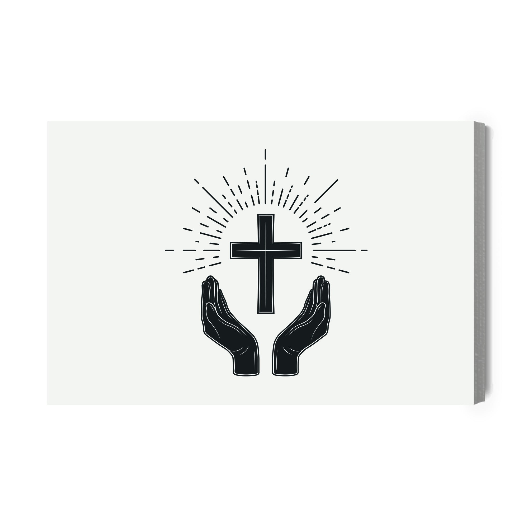 Obraz Na Płótnie Chrześcijańskie Logo