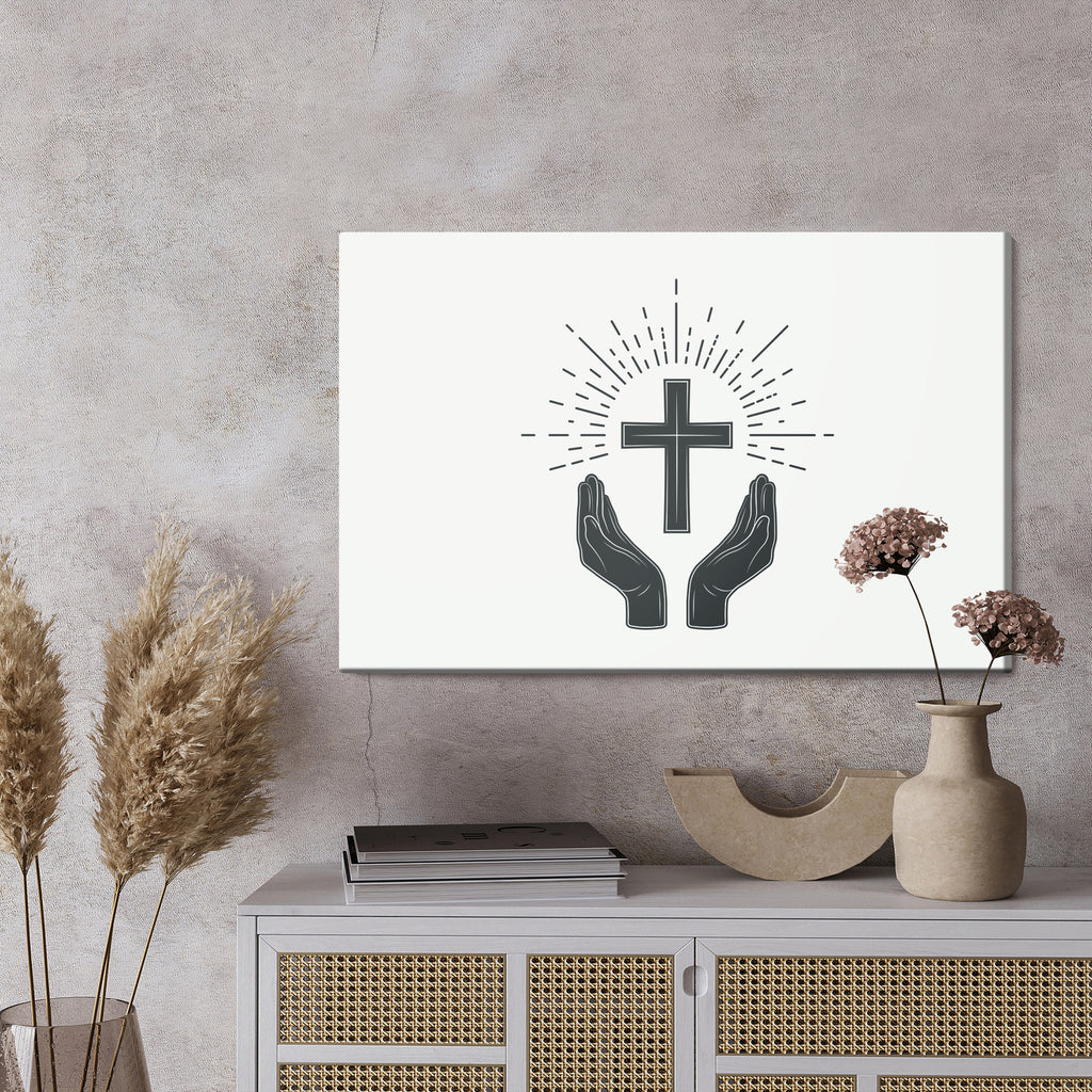Obraz Na Płótnie Chrześcijańskie Logo