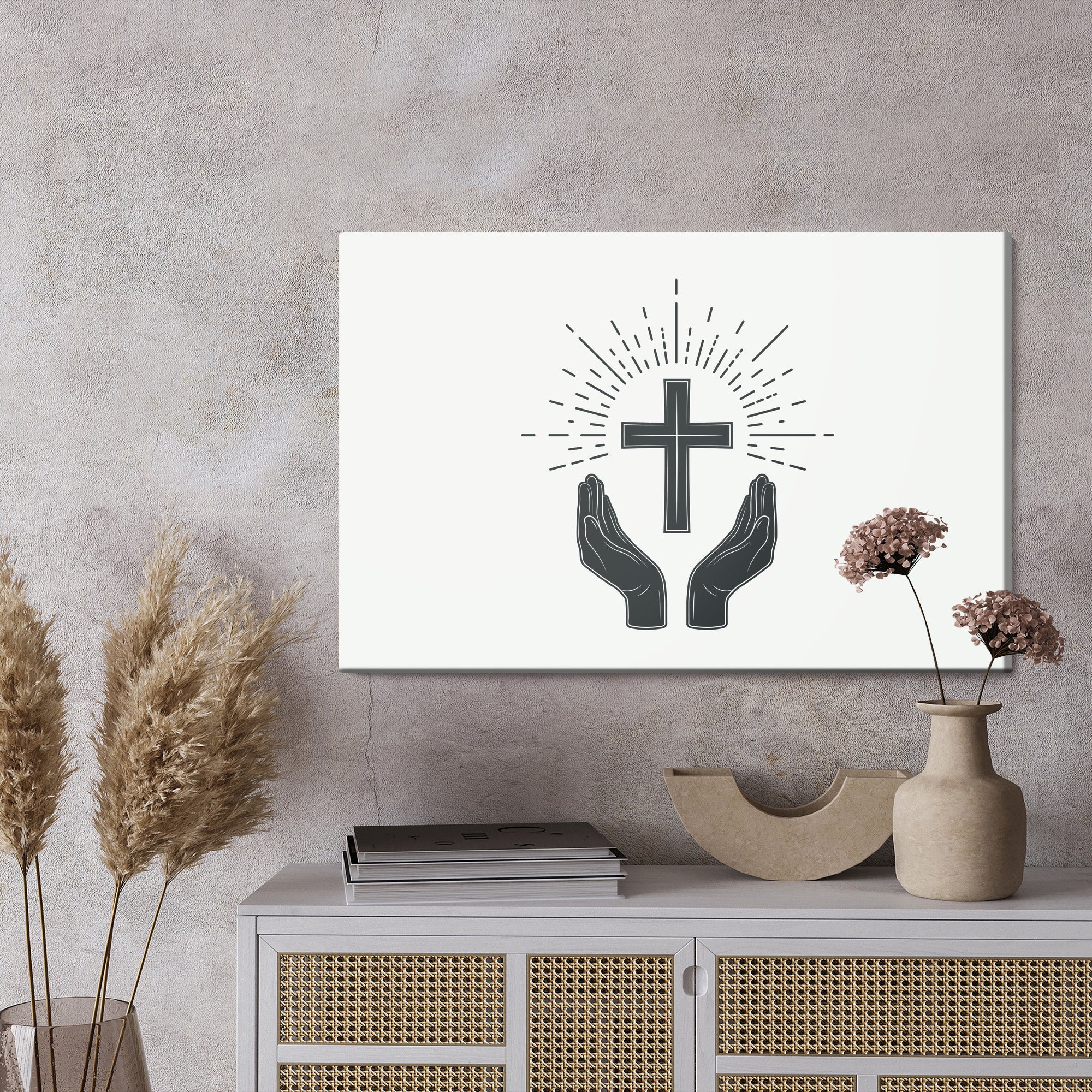 Obraz Na Płótnie Chrześcijańskie Logo