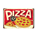 Obraz Na Płótnie Pizza I Napis Retro