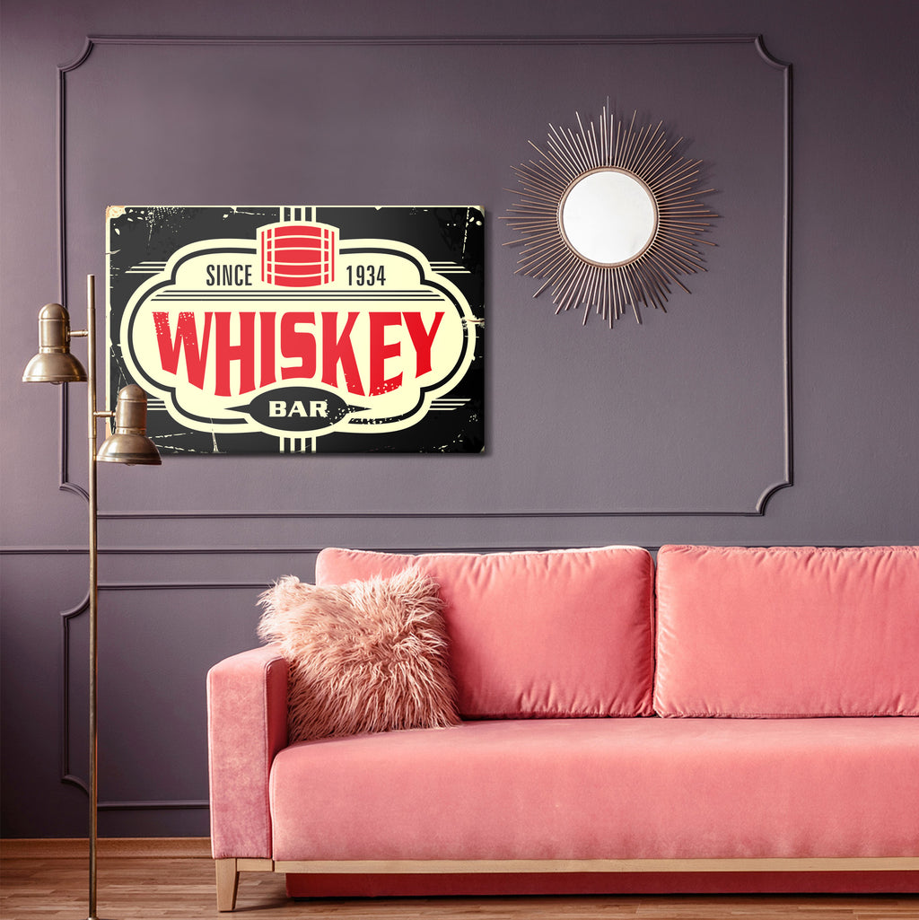 Obraz Na Płótnie Whisky W Stylu Vintage