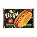 Obraz Na Płótnie Hot Dogi W Stylu Vintage