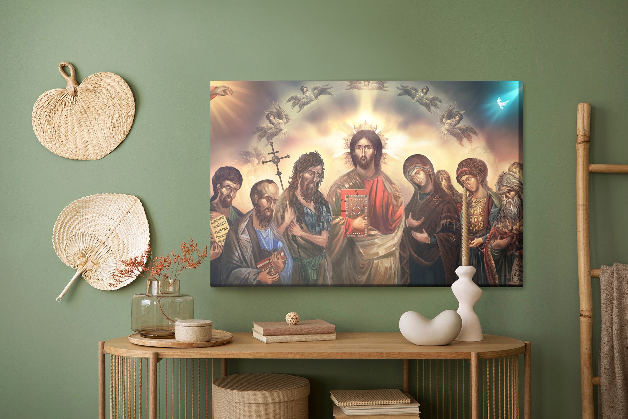 Obraz Na Płótnie Jezus Chrystus Otoczony Świętymi