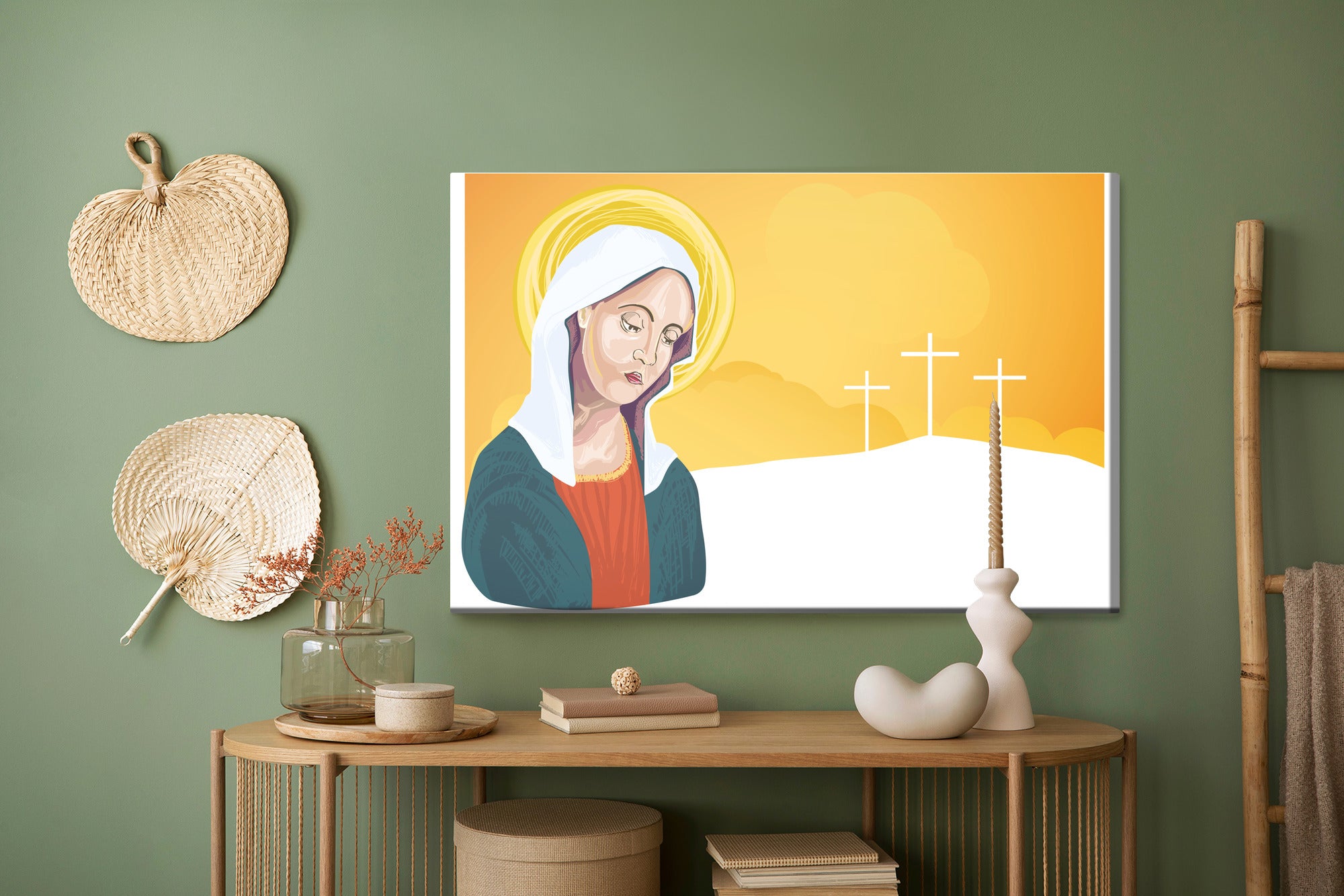 Obraz Na Płótnie Portret Najświętszej Maryi Panny