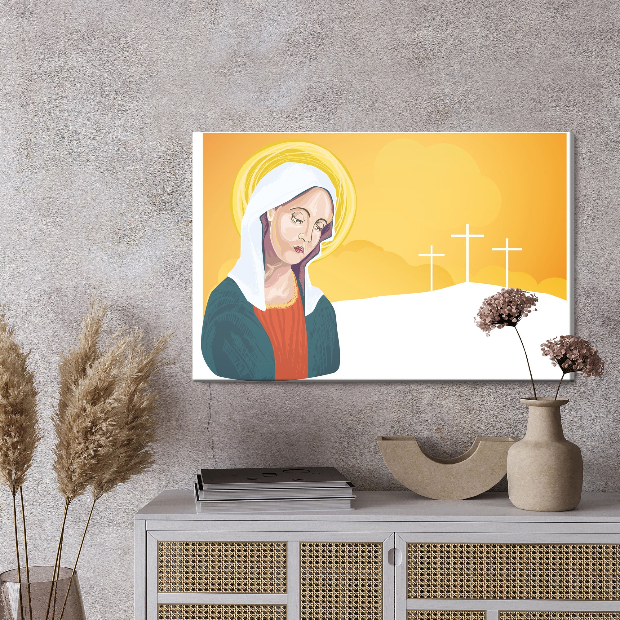 Obraz Na Płótnie Portret Najświętszej Maryi Panny