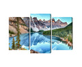 Obraz Wieloczęściowy Jezioro Moraine W Parku Narodowym Banff, Kanada