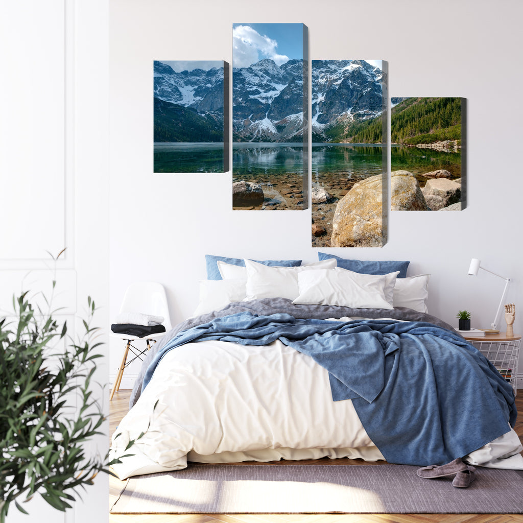 Obraz Wieloczęściowy Morskie Oko W Tatrach 3D