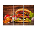 Obraz Wieloczęściowy Domowy Hamburger