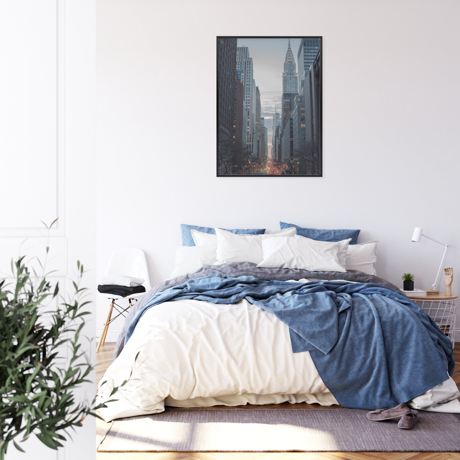 Plakat Widok Na Ulicę 42 Na Manhattanie Rama Aluminiowa Kolor Czarny
