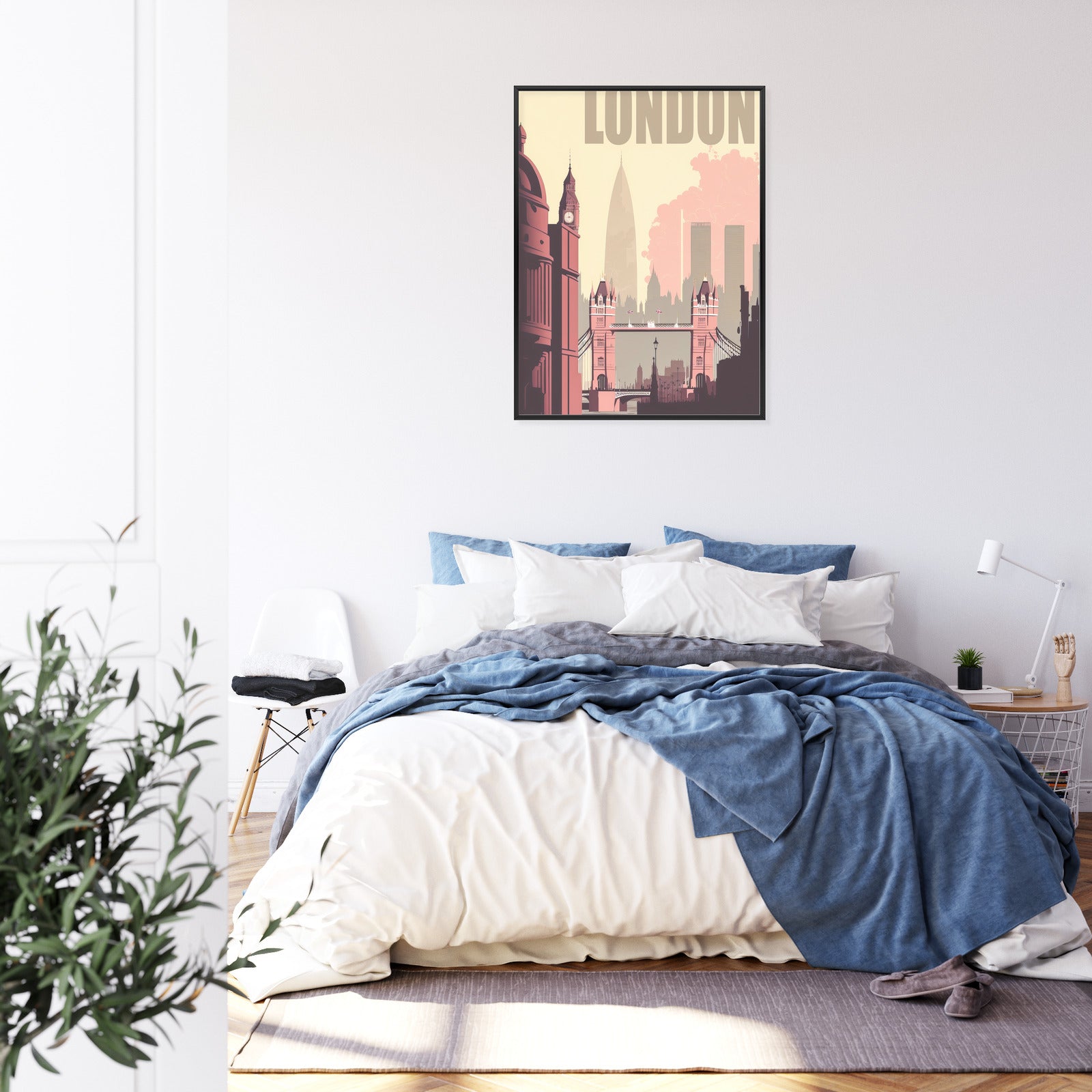 Plakat Londyn W Stylu Retro Ilustracja