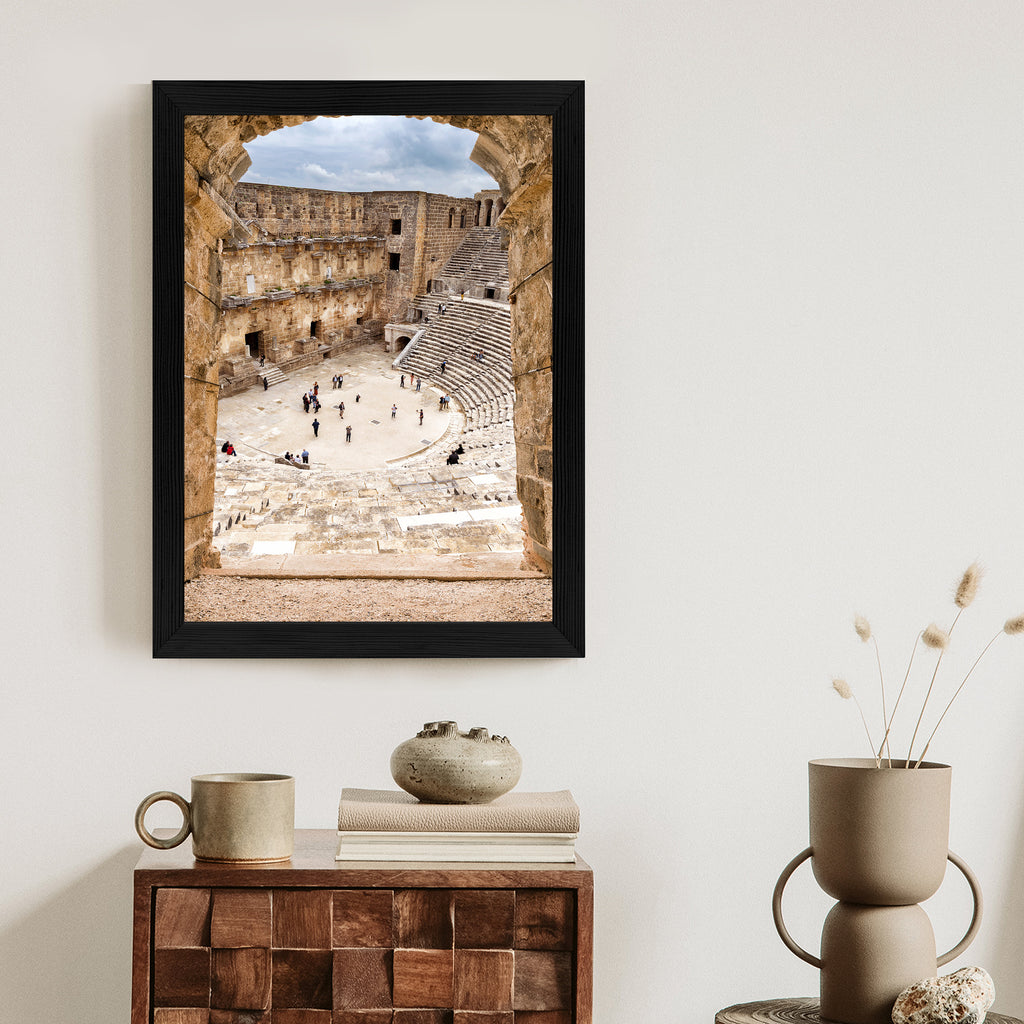 Plakat Architektura Starożytnej Świątyni