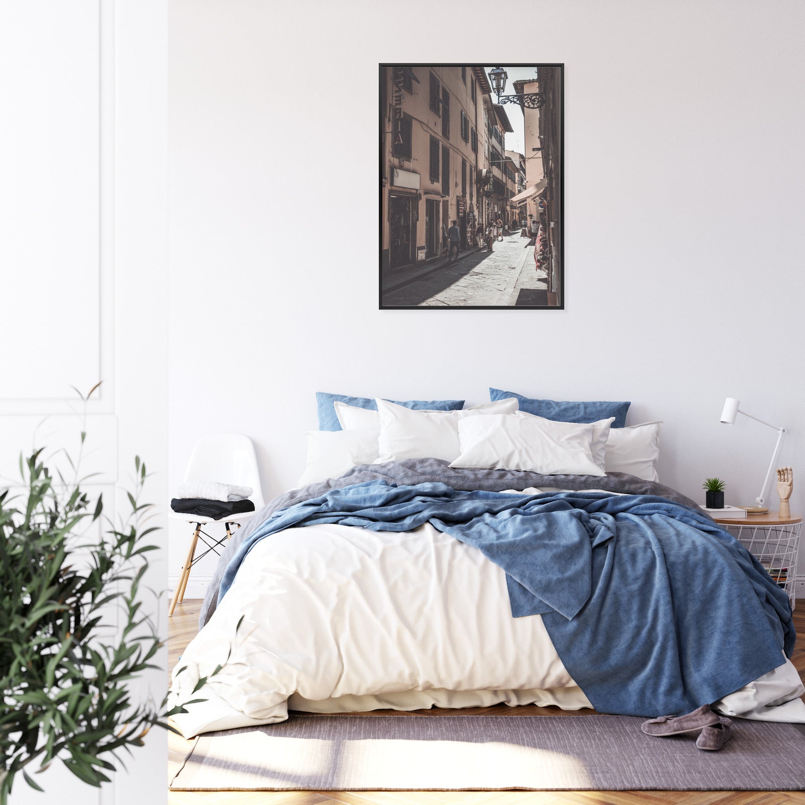 Plakat Uliczna Architektura Rzymu Rama Aluminiowa Kolor Czarny