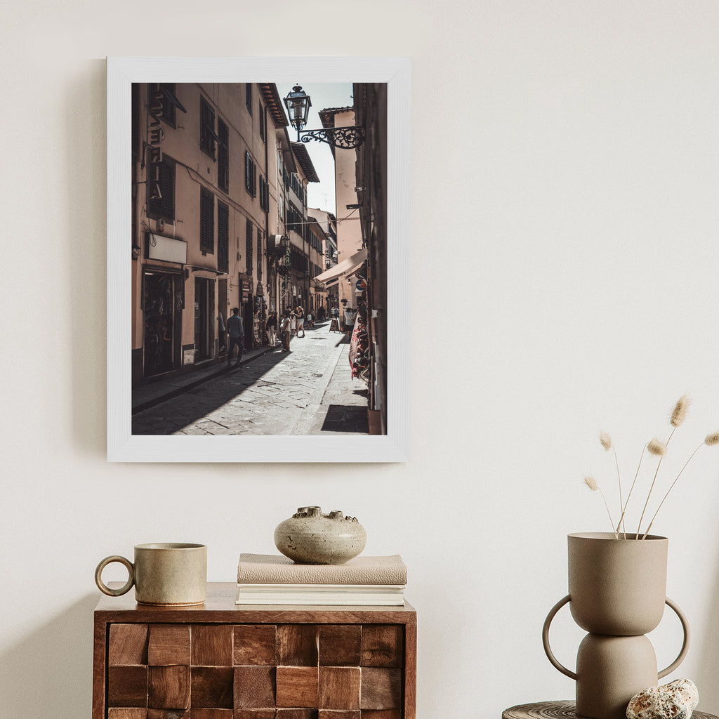 Plakat Uliczna Architektura Rzymu Rama Aluminiowa Kolor Czarny