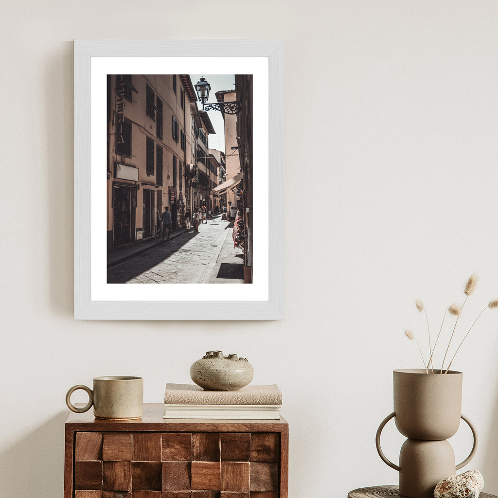 Plakat Uliczna Architektura Rzymu Rama Aluminiowa Kolor Czarny