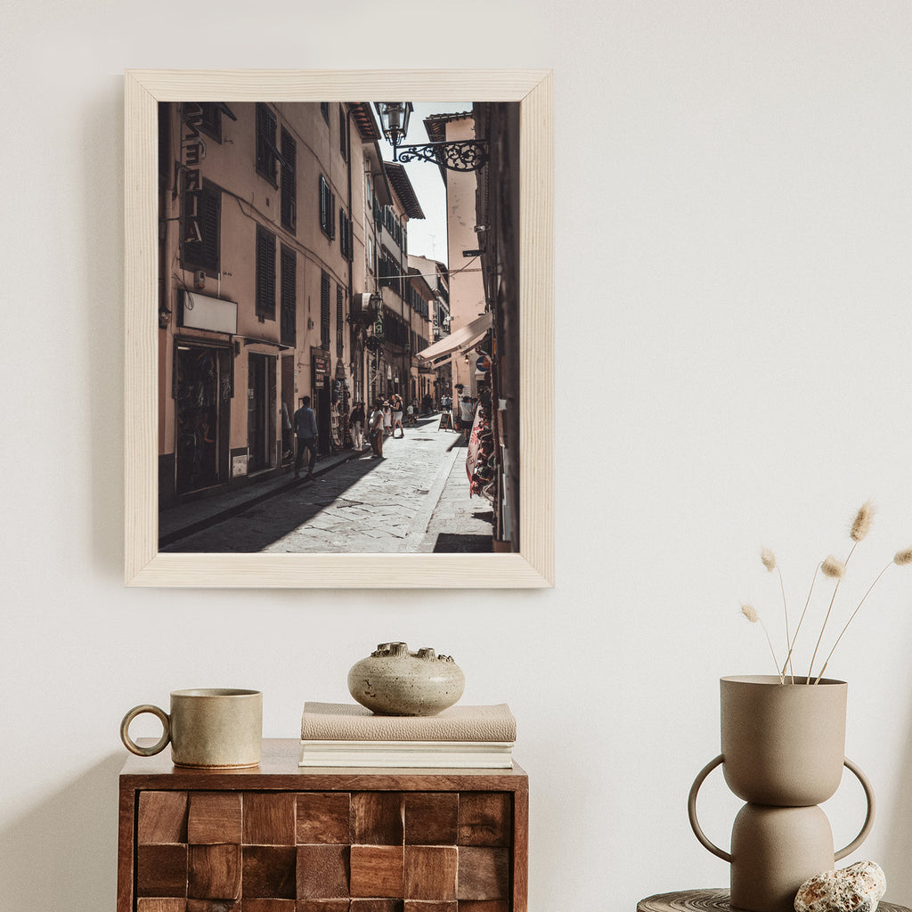 Plakat Uliczna Architektura Rzymu Rama Aluminiowa Kolor Czarny