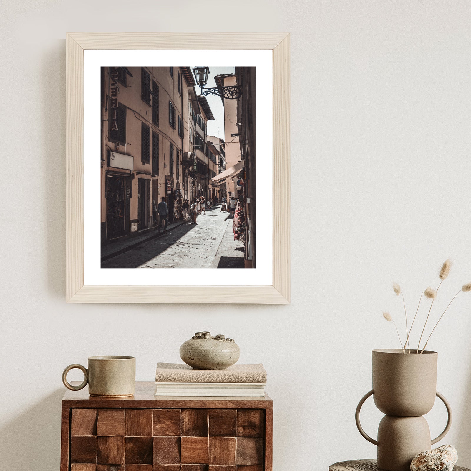 Plakat Uliczna Architektura Rzymu Rama Aluminiowa Kolor Czarny
