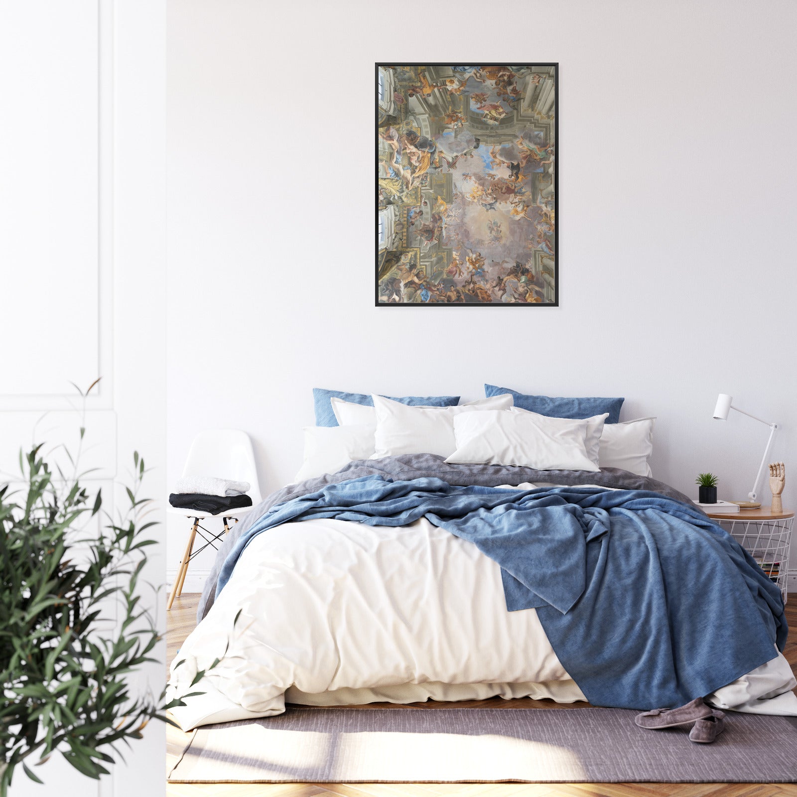 Plakat Rzymska Architektura Z Freskami Rama Aluminiowa Kolor Czarny