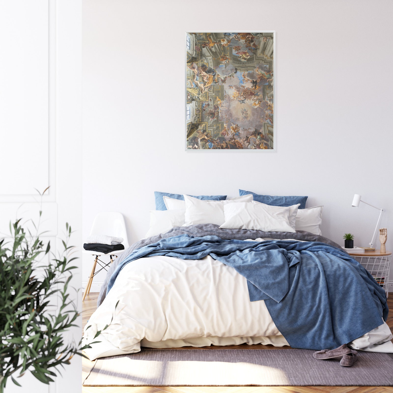 Plakat Rzymska Architektura Z Freskami Rama Aluminiowa Kolor Czarny