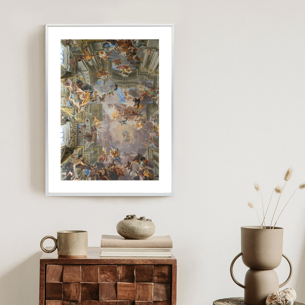 Plakat Rzymska Architektura Z Freskami Rama Aluminiowa Kolor Czarny