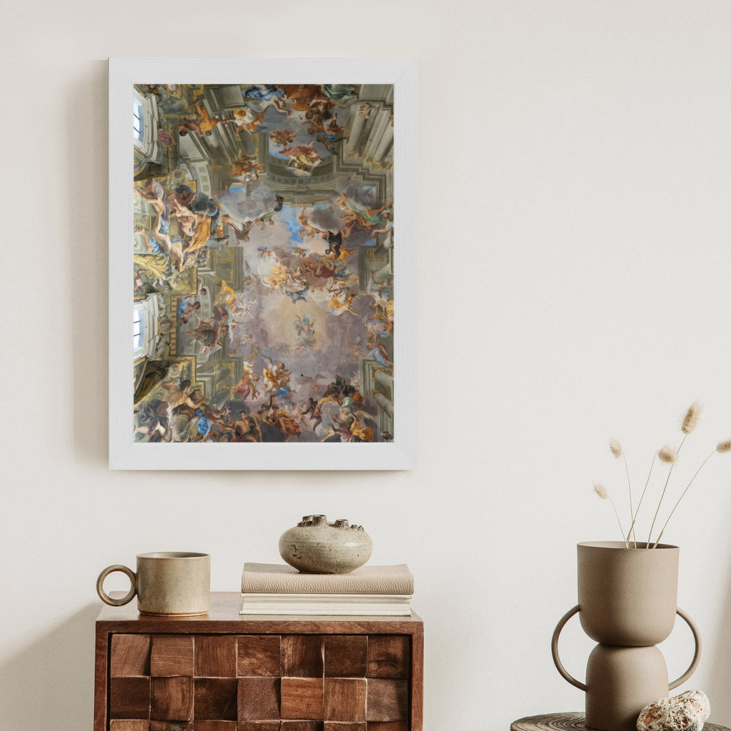 Plakat Rzymska Architektura Z Freskami Rama Aluminiowa Kolor Czarny