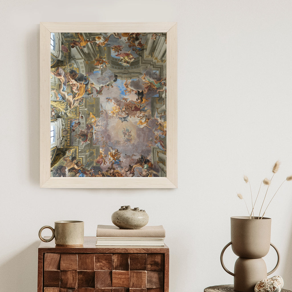 Plakat Rzymska Architektura Z Freskami Rama Aluminiowa Kolor Czarny