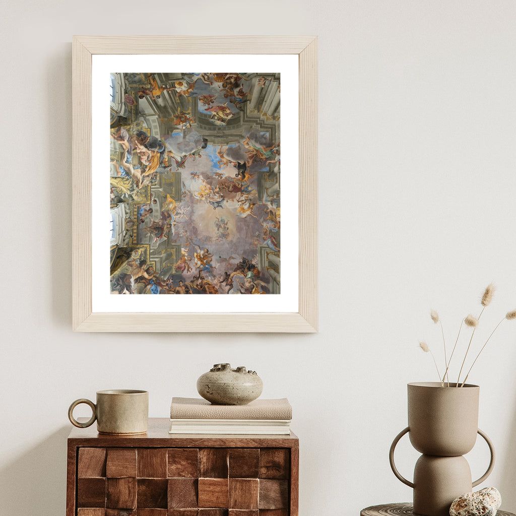 Plakat Rzymska Architektura Z Freskami Rama Aluminiowa Kolor Czarny