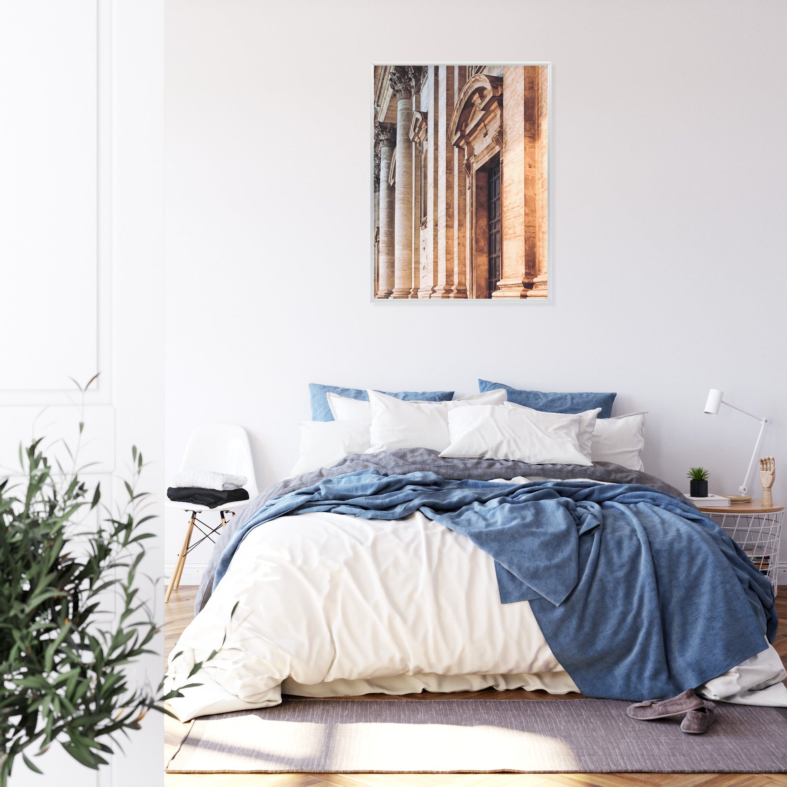 Plakat Kościół Świętego Ignacego Loyoli W Rzymie Architektura Rama Aluminiowa Kolor Czarny