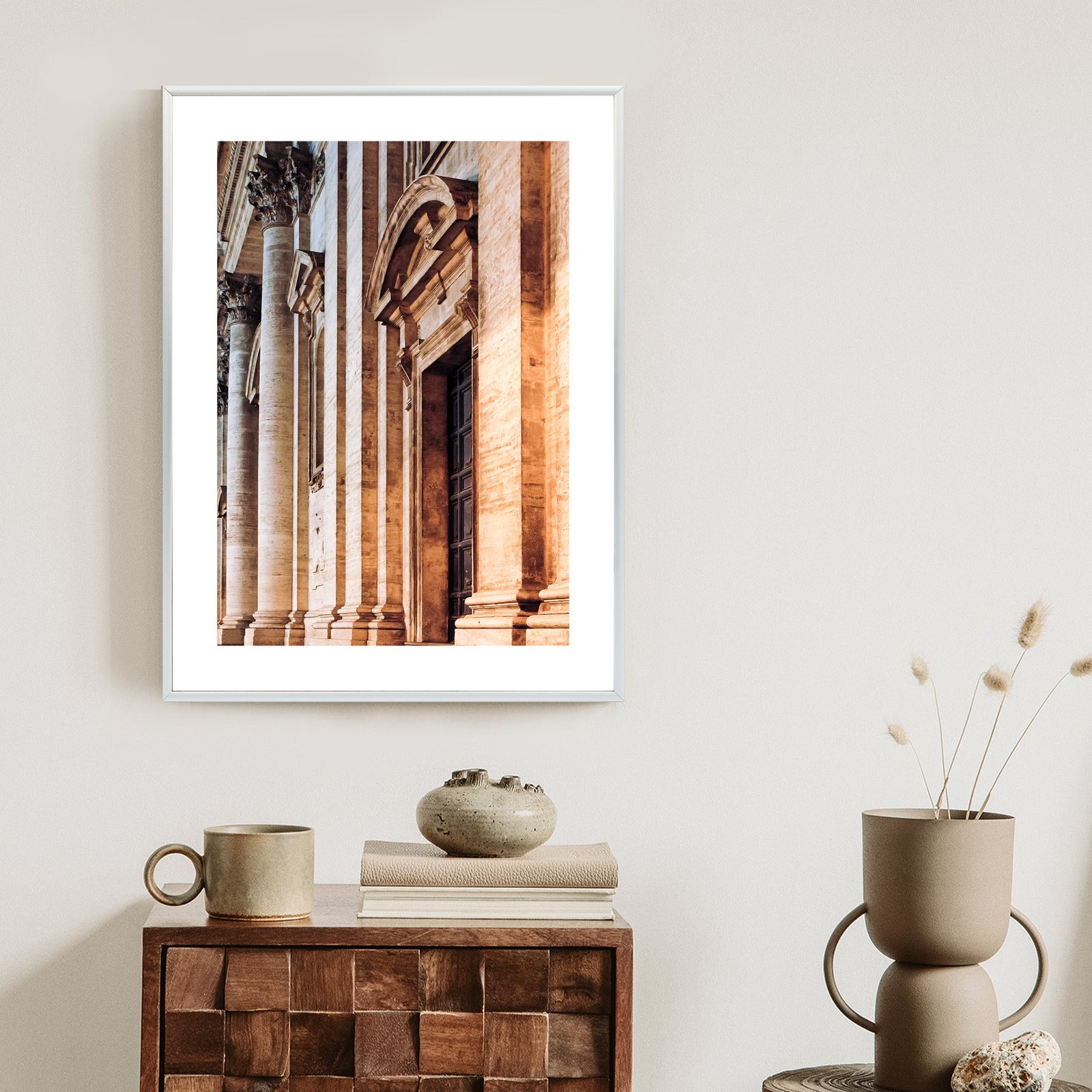 Plakat Kościół Świętego Ignacego Loyoli W Rzymie Architektura Rama Aluminiowa Kolor Czarny
